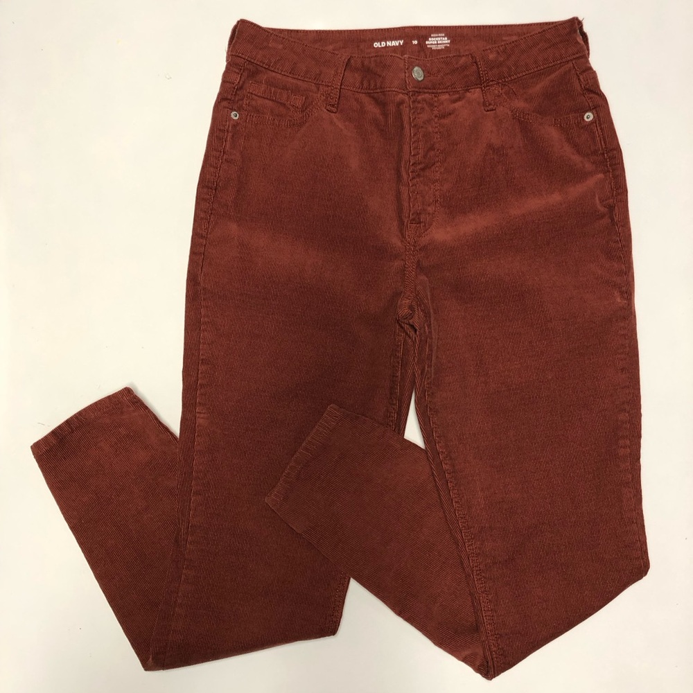 Old navy rockstar super skinny corduroy jeans size 10